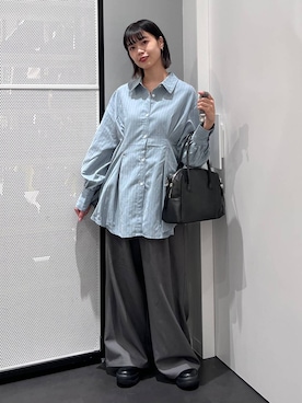 「LAKOLE（ラコレ）のアイテム」を使った、うえさん（レディース・153cm）の秋コーディネート