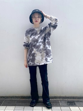 「JEANASIS（ジーナシス）のアイテム（ローファー）」を使った、うえさん（レディース・153cm）の秋コーディネート