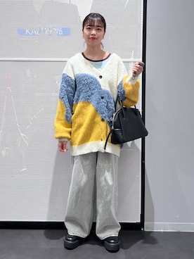 「LAKOLE（ラコレ）のアイテム」を使った、うえさん（レディース・153cm）の秋コーディネート