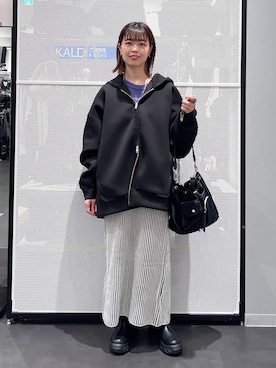 「LAKOLE（ラコレ）のアイテム」を使った、うえさん（レディース・153cm）の秋コーディネート