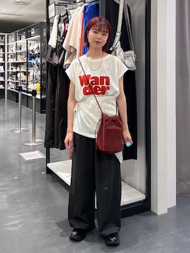 「LAKOLE（ラコレ）のアイテム（アクセサリー）」を使った、うえさん（レディース・153cm）の夏コーディネート