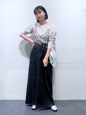 「アイテム（その他トップス）」を使った、うえさん（レディース・153cm・20代）の夏コーディネート
