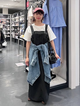 「アイテム（ワンピース）」を使った、うえさん（レディース・153cm・20代）の夏コーディネート