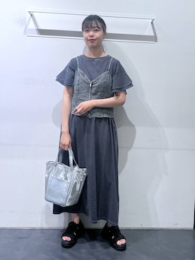 「アイテム（その他トップス）」を使った、うえさん（レディース・153cm・20代）の春コーディネート