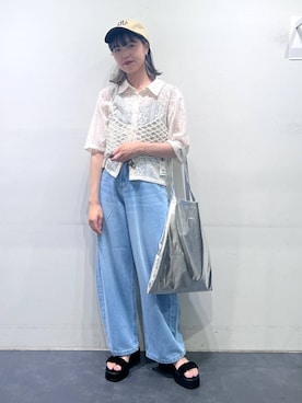 「アイテム（その他トップス）」を使った、うえさん（レディース・153cm・20代）の夏コーディネート