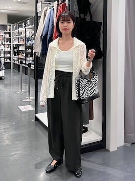 「アイテム（タンクトップ）」を使った、うえさん（レディース・153cm・20代）の夏コーディネート