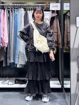 「アイテム（スウェット）」を使った、うえさん（レディース・153cm・20代）の秋コーディネート