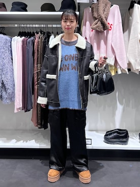 「アイテム（スリッポン）」を使った、うえさん（レディース・153cm・20代）の秋コーディネート