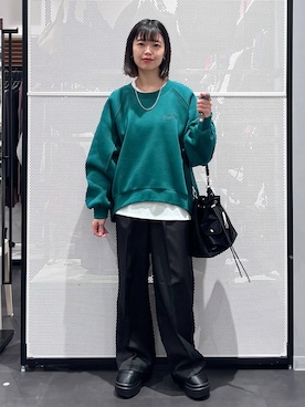 「アイテム（スリッポン）」を使った、うえさん（レディース・153cm・20代）の冬コーディネート