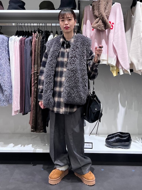 フェイクムートンスリッポン / 571339（スリッポン）｜LAKOLE（ラコレ