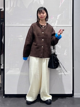 「アイテム（スリッポン）」を使った、うえさん（レディース・153cm・20代）の冬コーディネート