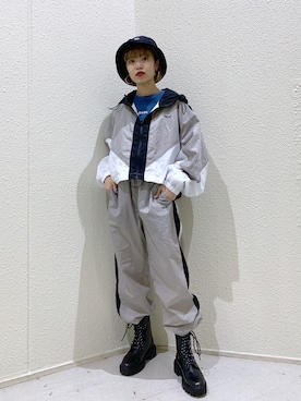 「ブーツイン」｜うえさん（レディース・153cm・20代）の冬コーディネート