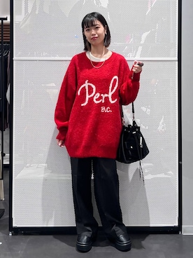 「アイテム（スリッポン）」を使った、うえさん（レディース・153cm・20代）の冬コーディネート