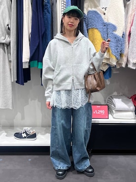 うえさん（レディース・153cm）の冬コーディネート