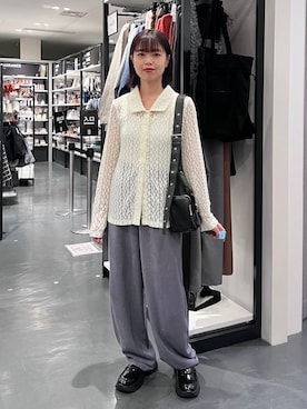 「アイテム（タンクトップ）」を使った、うえさん（レディース・153cm・20代）の秋コーディネート