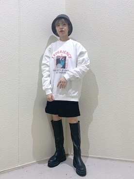 うえさん（レディース・153cm）の冬コーディネート