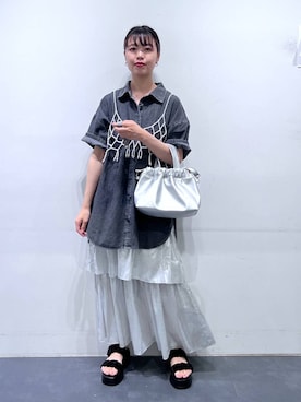 「アイテム（その他トップス）」を使った、うえさん（レディース・153cm・20代）の夏コーディネート