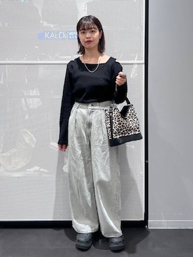 「LAKOLE（ラコレ）のアイテム」を使った、うえさん（レディース・153cm）の秋コーディネート