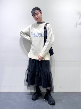 うえさん（レディース・153cm）の冬コーディネート