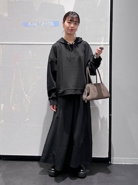 「LAKOLE（ラコレ）のアイテム」を使った、うえさん（レディース・153cm）の秋コーディネート
