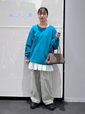 「アイテム（スウェット）」を使った、うえさん（レディース・153cm・20代）の秋コーディネート