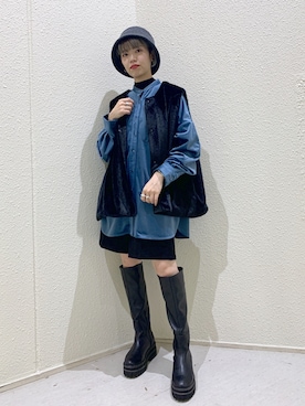 うえさん(レディース・153cm)の冬コーディネート