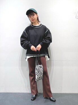 うえさん（レディース・153cm）の冬コーディネート