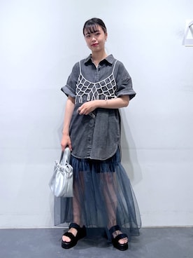 「アイテム（その他トップス）」を使った、うえさん（レディース・153cm・20代）の夏コーディネート