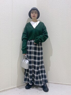 うえさん（レディース・153cm）の冬コーディネート