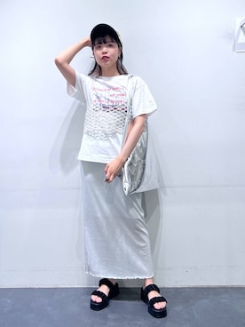 「アイテム（その他トップス）」を使った、うえさん（レディース・153cm・20代）の夏コーディネート