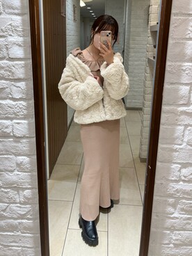 「one after another NICE CLAUP（ワンアフターアナザーナイスクラップ）のアイテム（ノーカラーコート）」を使った、__ma_namiii02さん（レディース・153cm）の夏コーディネート