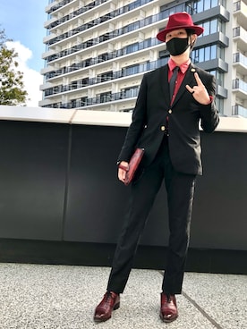 「Orobianco（オロビアンコ）のアイテム（シューズ）」を使った、loveandbzさん（メンズ・180cm）の冬コーディネート