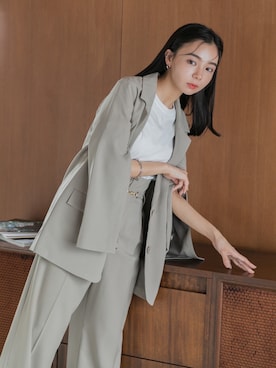 「Dita Muaj.（ディータムアージュ）のアイテム（ジャケット/アウター）」を使った、Ditaさん（レディース・155cm）の秋コーディネート