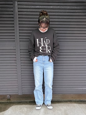 「CANAL JEAN（キャナルジーン）のアイテム（アクセサリー）」を使った、yuaさん（レディース・163cm）の秋コーディネート