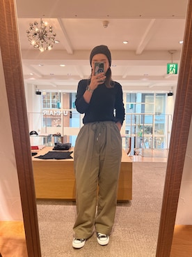 「CANAL JEAN（キャナルジーン）のアイテム（アクセサリー）」を使った、yuaさん（レディース・163cm）の秋コーディネート