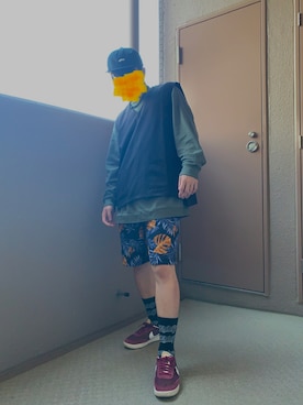 「EFFECTEN（エフェクテン）のアイテム」を使った、まつだいさん（メンズ・163cm）の秋コーディネート