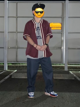 「AIRMAX90」｜まつだいさん（メンズ・163cm）の秋コーディネート