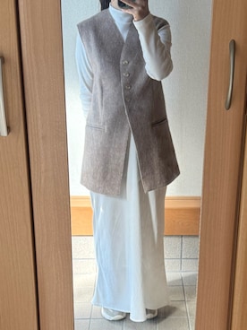 「アイテム（その他アウター）」を使った、cotoさん（レディース・155cm・40代）の秋コーディネート