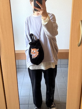 「アイテム（スラックス）」を使った、cotoさん（レディース・155cm・40代）の秋コーディネート