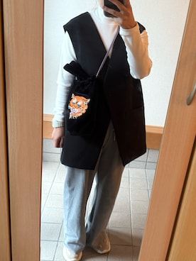 「アイテム（スウェットパンツ）」を使った、cotoさん（レディース・155cm・40代）の秋コーディネート