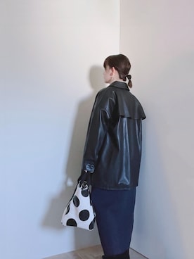 「NOMINE（ノミネ）のアイテム（ジャケット/アウター）」を使った、mikamoさん（レディース・158cm）の秋コーディネート