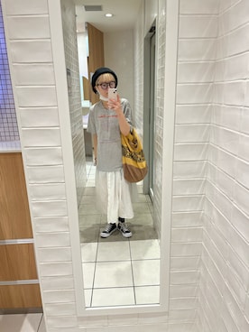 「チャイハネ（チャイハネ）のアイテム（バッグ）」を使った、ルマさん（レディース・159cm）の夏コーディネート
