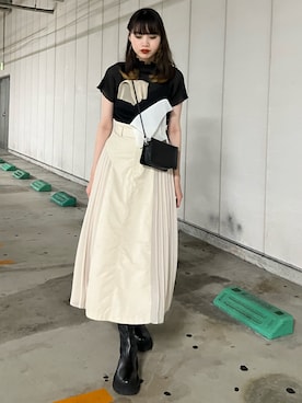 「CLANE（クラネ）のアイテム（ショルダーバッグ）」を使った、rumikaさん（レディース・172cm）の秋コーディネート