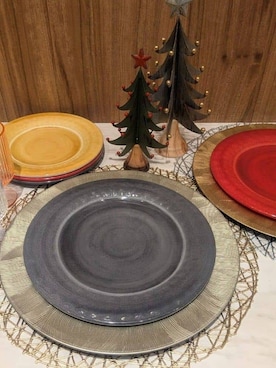 「212 KITCHEN STORE（トゥワントゥキッチンストア）のクラックル ディナープレート 27cm GY ＜ABODE アボード＞（Kitchen ware、その他）」を使った、うしさん（レディース・157cm）の秋コーディネート