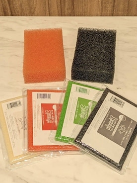 「212 KITCHEN STORE（トゥワントゥキッチンストア）の◆サンサンスポンジ グリーン ノーマル（Cleaning tools、その他）」を使った、うしさん（レディース・157cm）の秋コーディネート