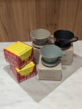 「212 KITCHEN STORE（トゥワントゥキッチンストア）のMI185ドリッパー BK ＜kalita カリタ＞（Kitchen ware、その他）」を使った、うしさん（レディース・157cm）の冬コーディネート