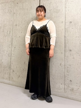 「KBF（ケイビーエフ）のアイテム（ジャケット/アウター）」を使った、sakaiさん（レディース・158cm）の秋コーディネート