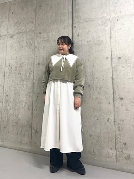 「秋冬」｜「アイテム（財布/小物）」を使った、sakaiさん（レディース・158cm）の秋コーディネート