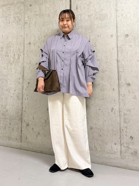 「KBF（ケイビーエフ）のアイテム（その他シューズ）」を使った、sakaiさん（レディース・158cm）の夏コーディネート