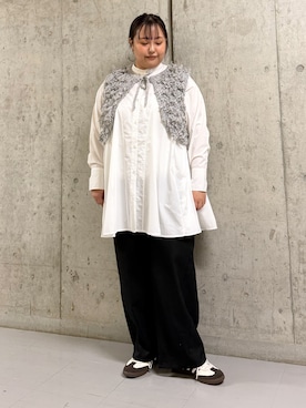 「シャツワンピ」｜sakaiさん（レディース・158cm）の秋コーディネート